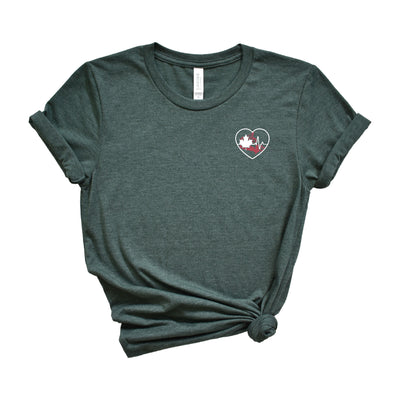 Canada ECG Heart - Shirt