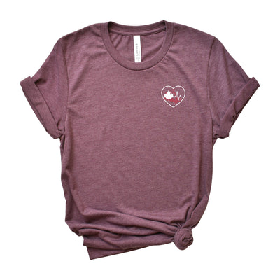 Canada ECG Heart - Shirt