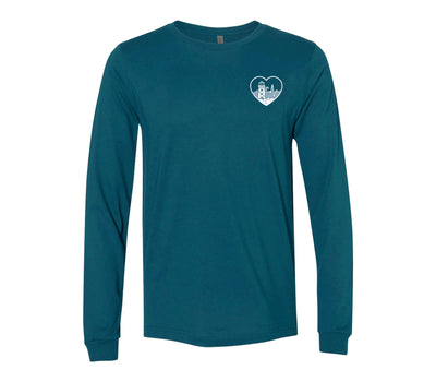 Atlantic ECG Heart - Long Sleeve