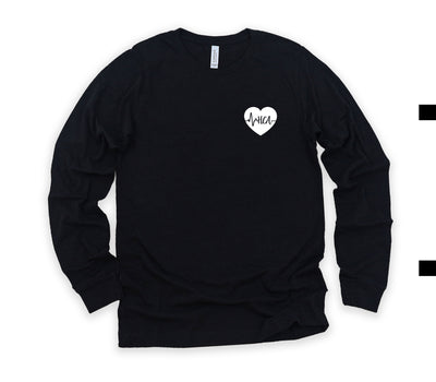 HCA ECG Heart - Long Sleeve