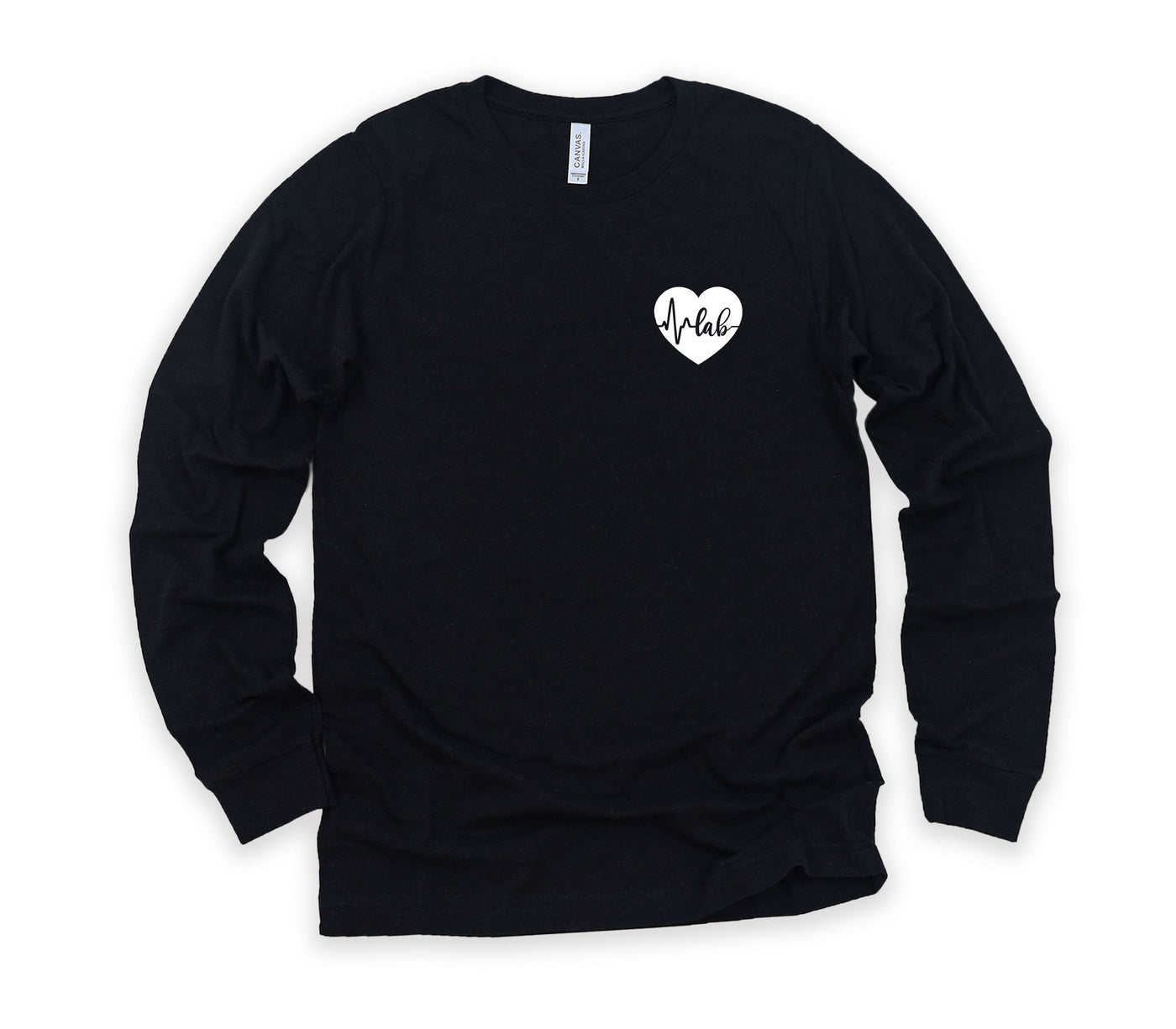 Lab ECG Heart - Long Sleeve