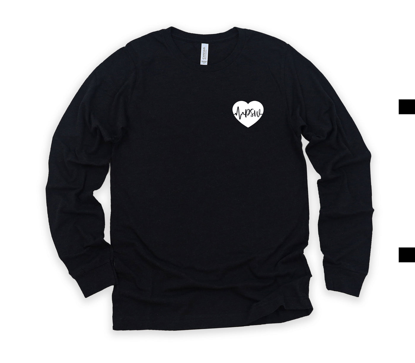 PSW ECG Heart - Long Sleeve