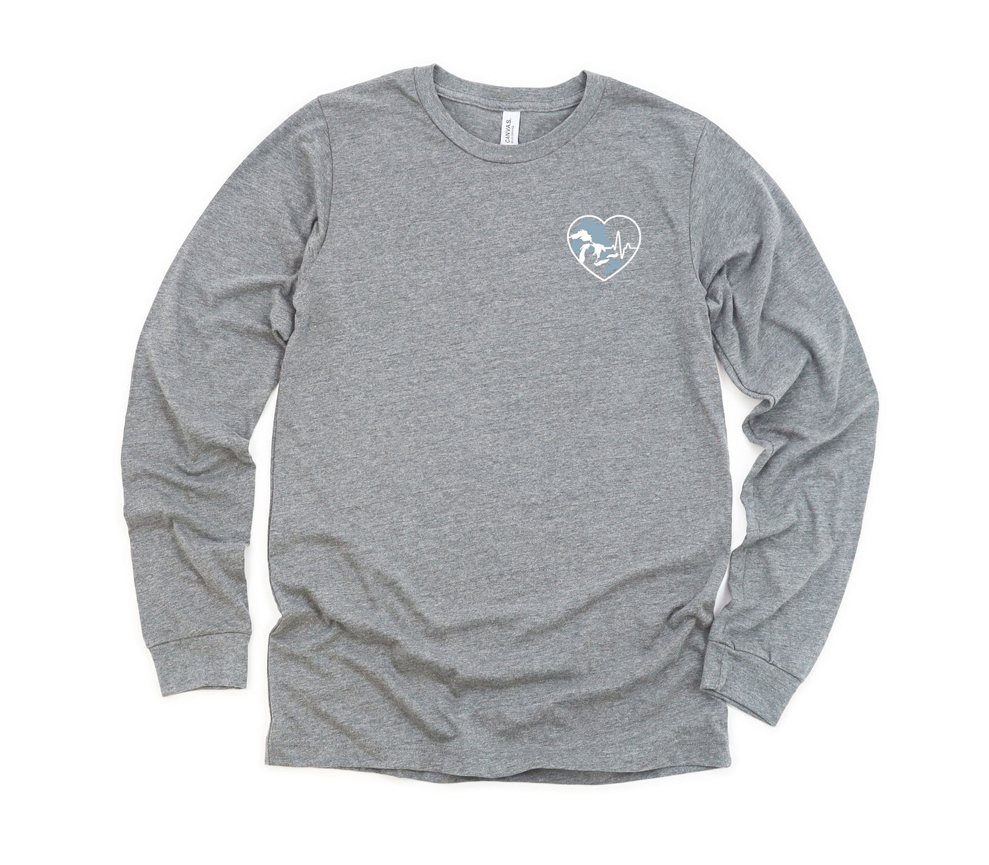 Great Lakes ECG Heart - Long Sleeve