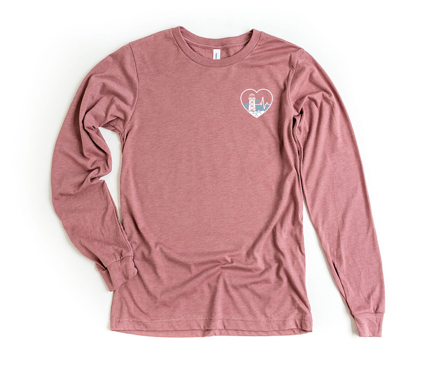 Atlantic ECG Heart - Long Sleeve