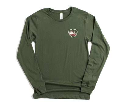 Canada ECG Heart - Long Sleeve