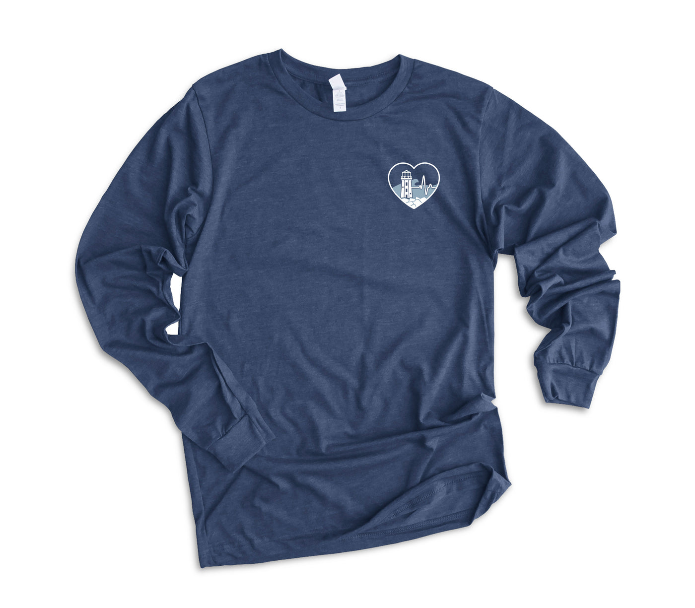 Atlantic ECG Heart - Long Sleeve