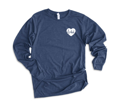 Lab ECG Heart - Long Sleeve