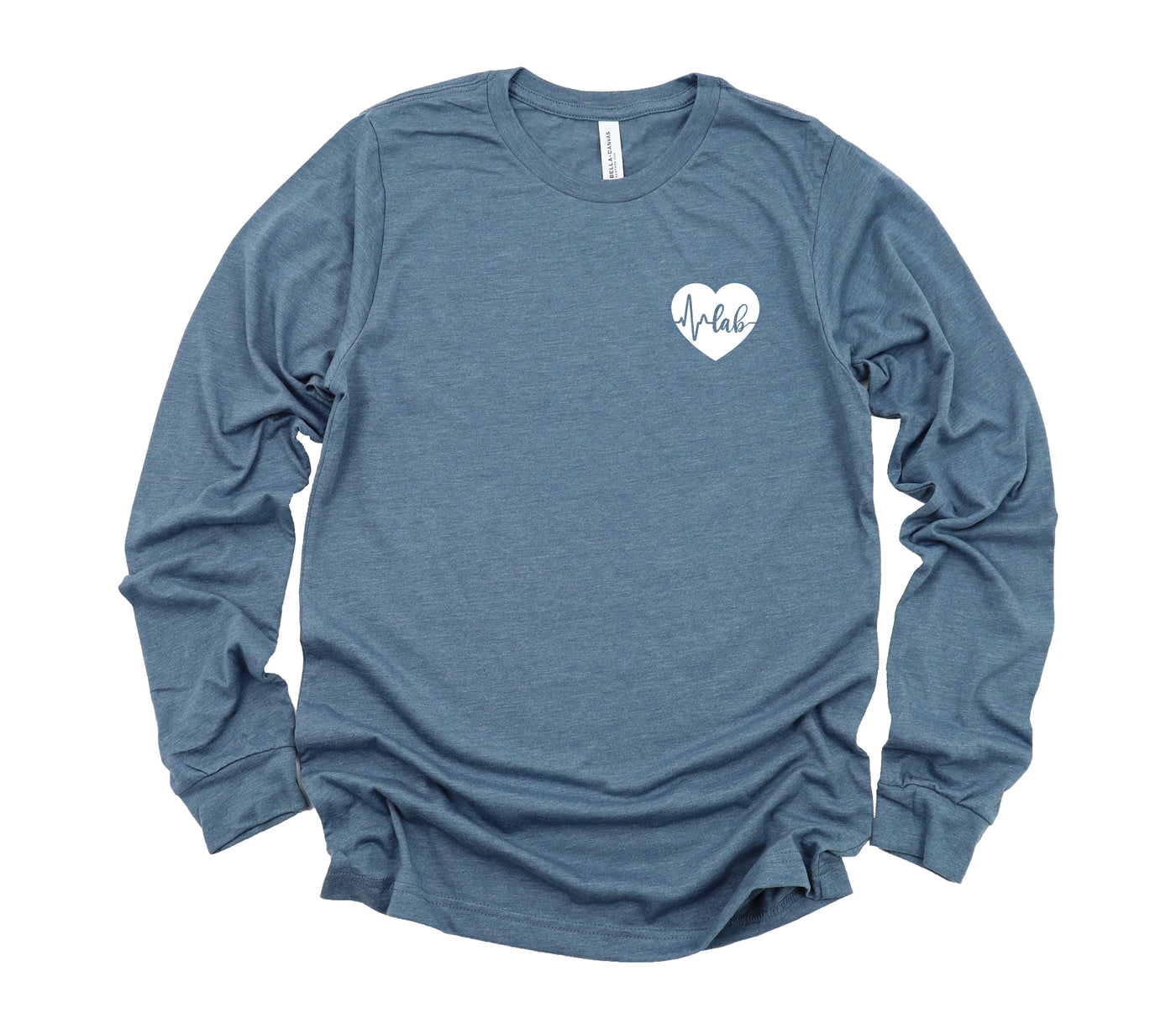 Lab ECG Heart - Long Sleeve