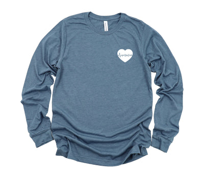 Postpartum ECG Heart - Long Sleeve