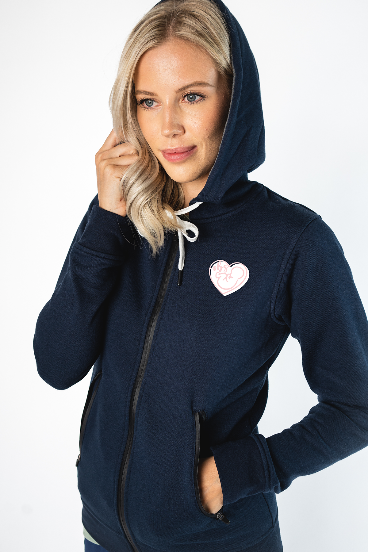 Baby in Heart - Obs - PRN Lux Hoodie