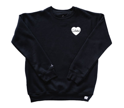 Dental ECG Heart - Pocketed Crew Sweatshirt