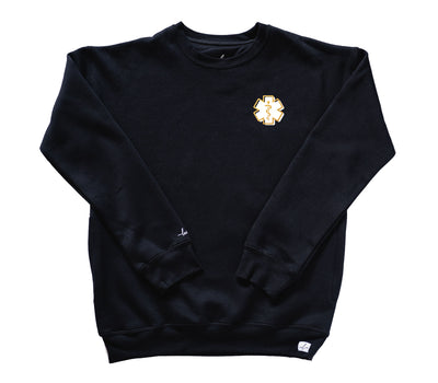 Emergency Icon - Pocketed Crew Sweatshirt