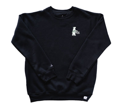 Peds Starry Bear - Pocketed Crew Sweatshirt