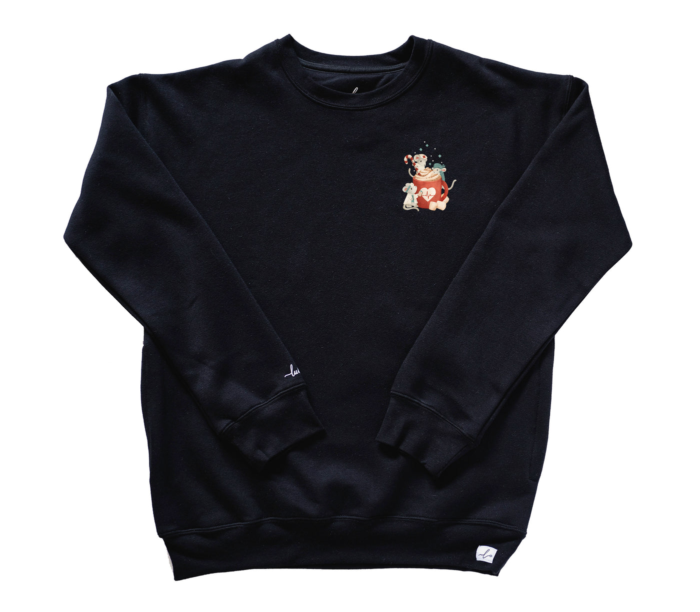 Rx Cocoa - Pocketed Crew Sweatshirt