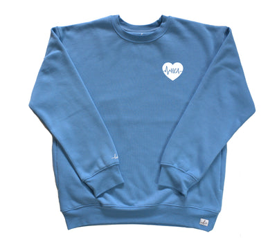 HCA ECG Heart - Pocketed Crew Sweatshirt