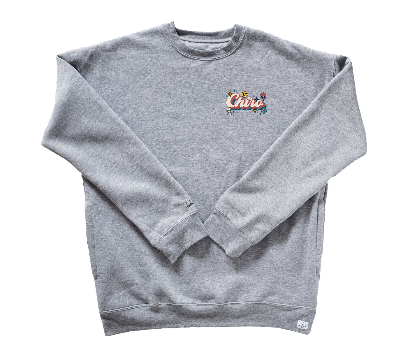 Chiropractic Retro - Pocketed Crew Sweatshirt