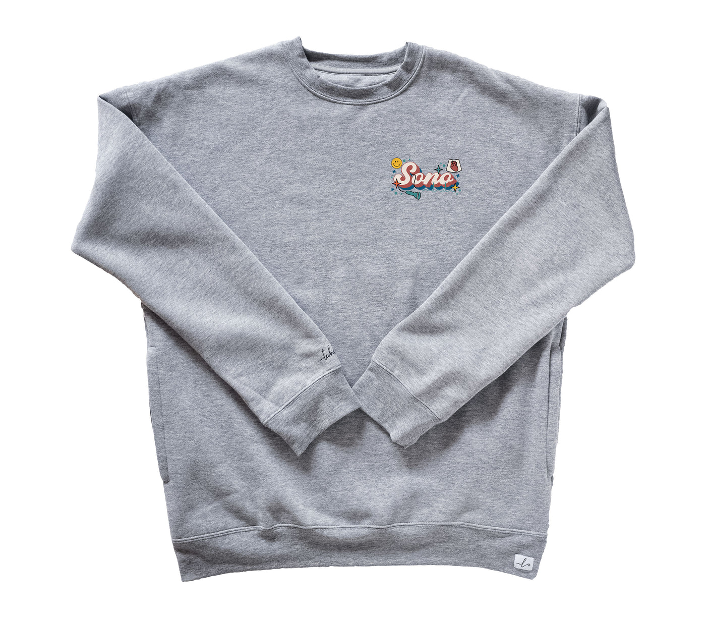 Sono Retro - Pocketed Crew Sweatshirt