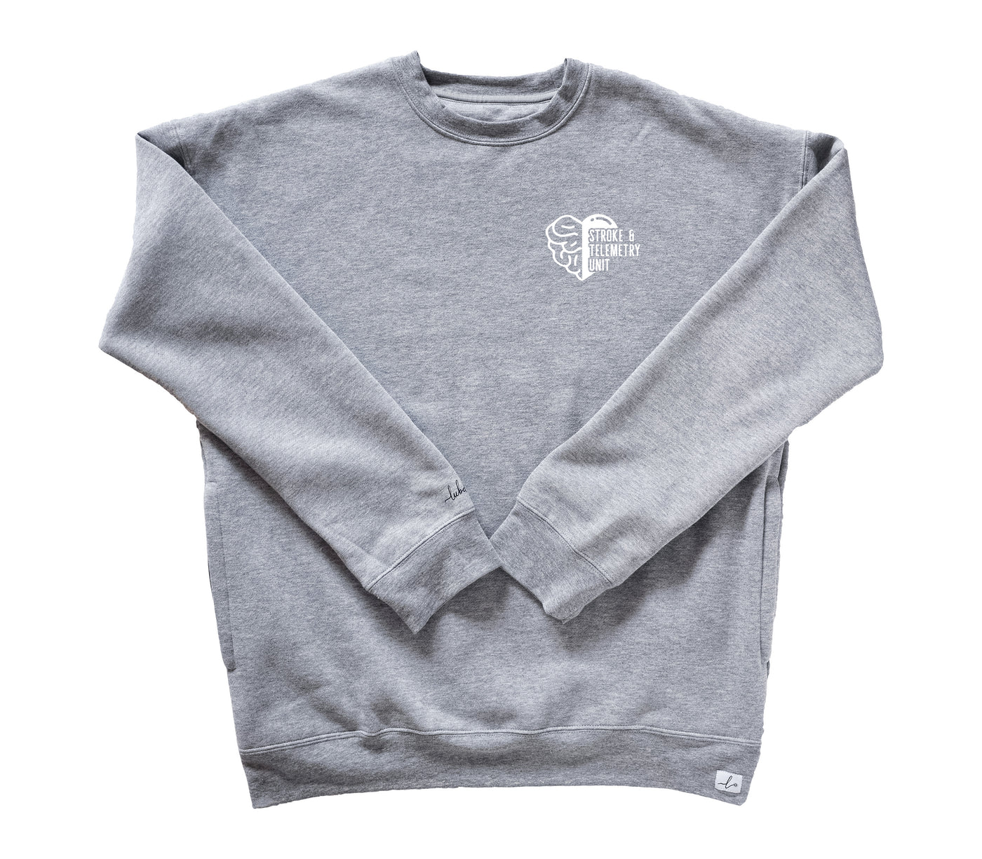 Stratford Telemetry/Stroke Unit - Pocketed Crew Sweatshirt