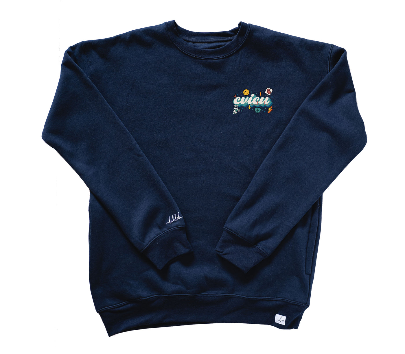 CVICU Retro - Pocketed Crew Sweatshirt