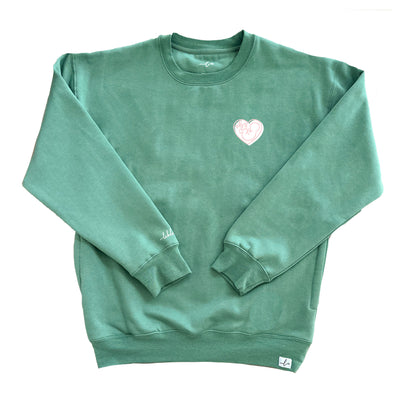 Baby in Heart - Obs - Pocketed Crew Sweatshirt