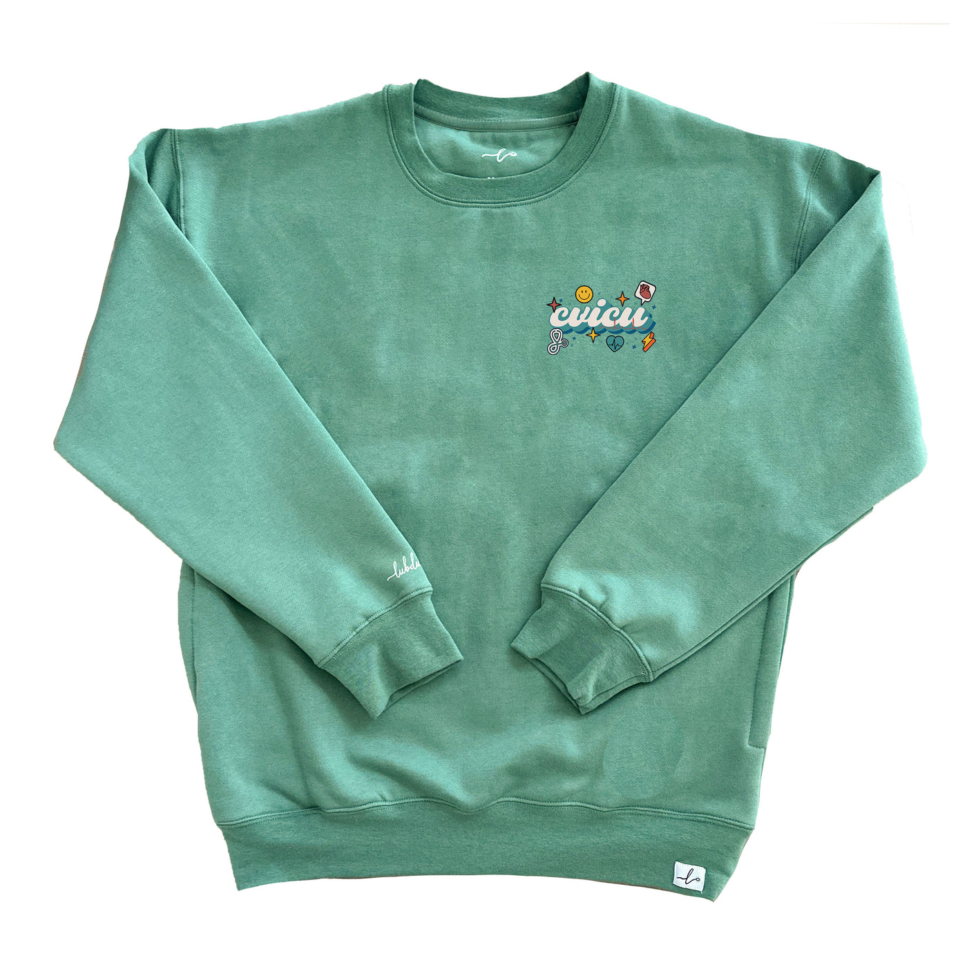 CVICU Retro - Pocketed Crew Sweatshirt