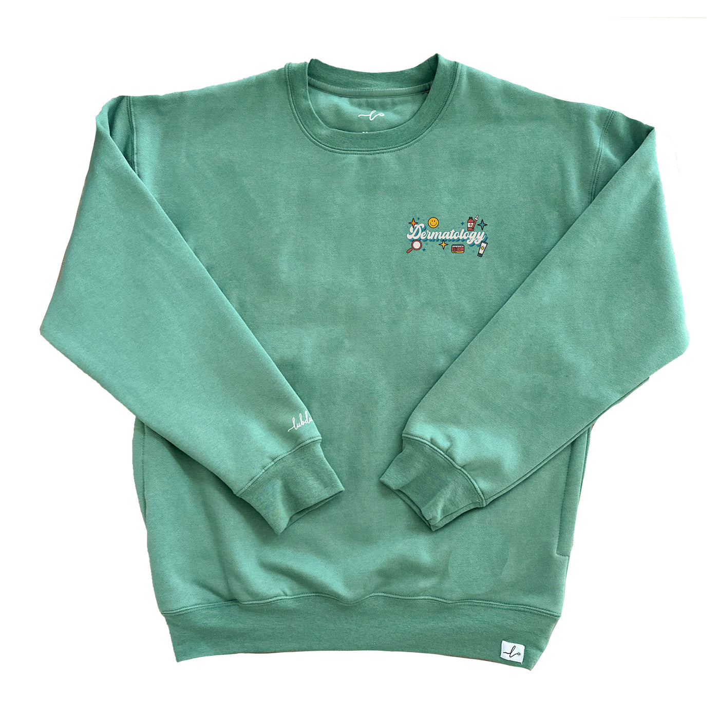 Dermatology Retro - Pocketed Crew Sweatshirt