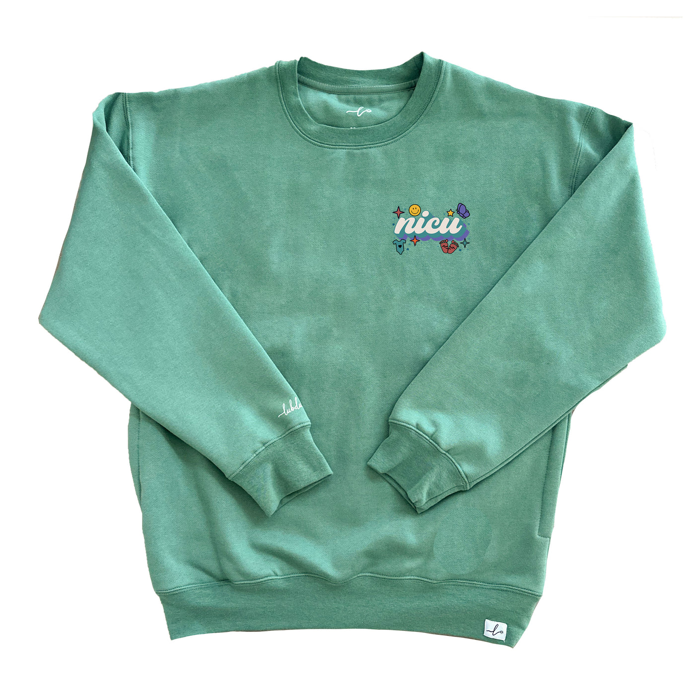 NICU Retro - Pocketed Crew Sweatshirt