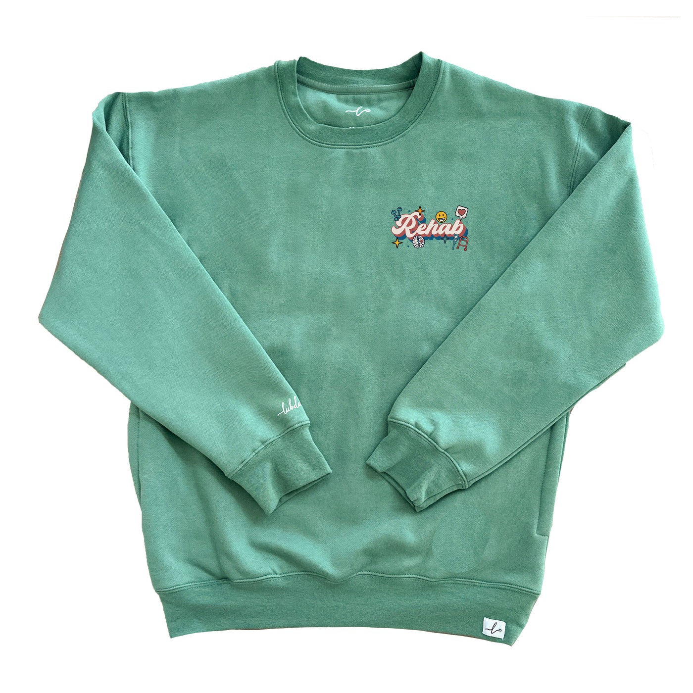 Rehab Retro - Pocketed Crew Sweatshirt