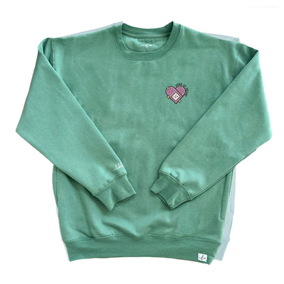 Work of Heart - Pocketed Crew Sweatshirt