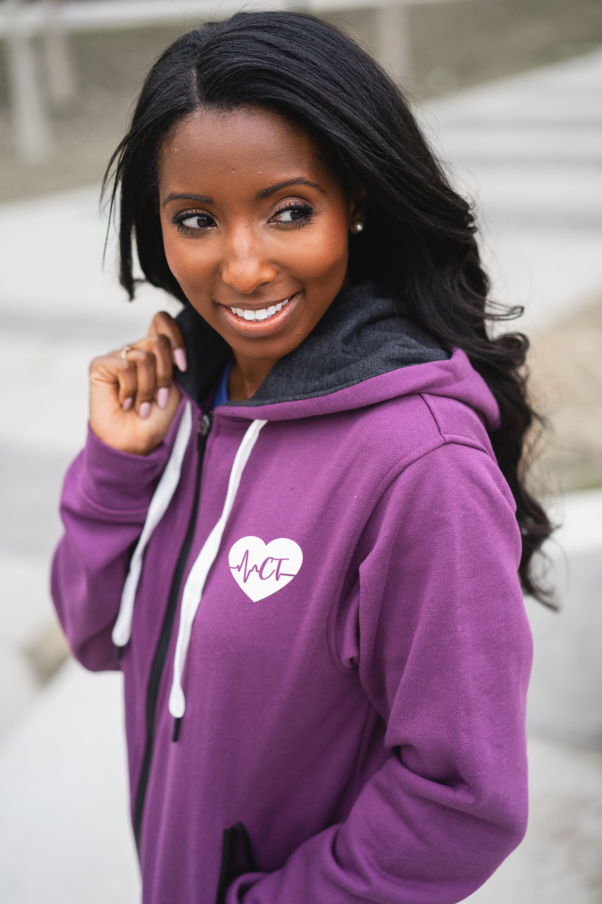 CT ECG Heart - PRN Lux Hoodie