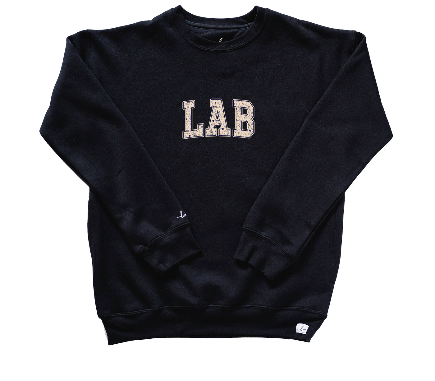 LAB Medical Varsity - Pocketed Crew Sweatshirt