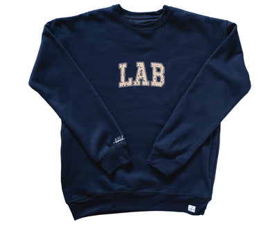 LAB Medical Varsity - Pocketed Crew Sweatshirt