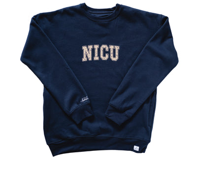 NICU Medical Varsity - Pocketed Crew Sweatshirt