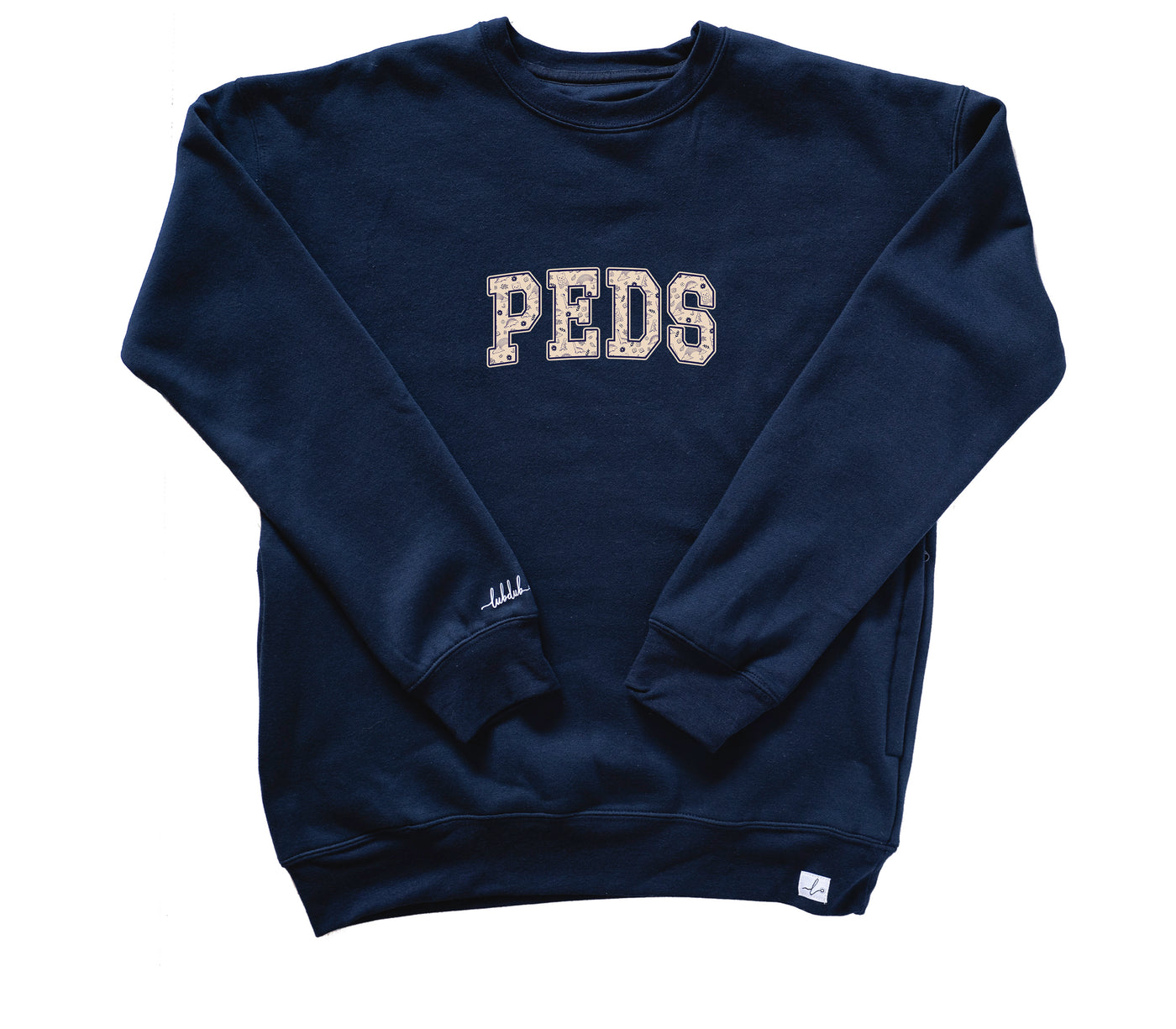 PEDS Medical Varsity - Pocketed Crew Sweatshirt