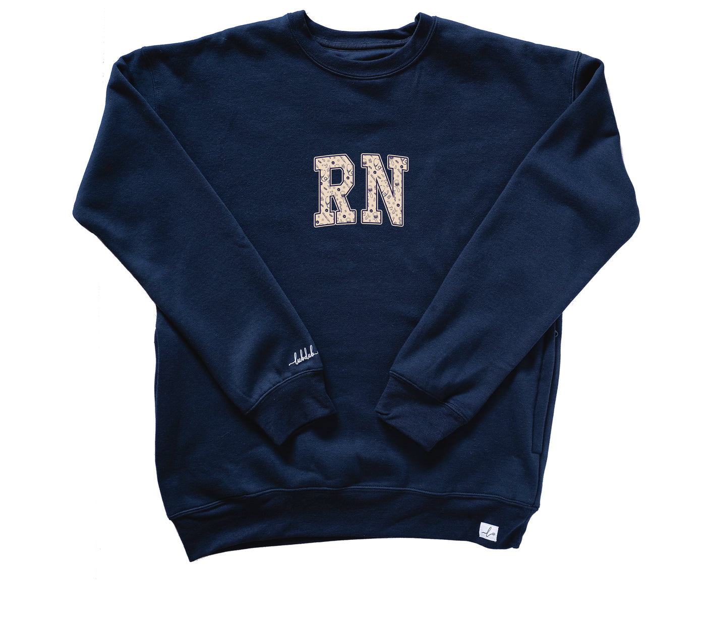 RN Medical Varsity - Pocketed Crew Sweatshirt