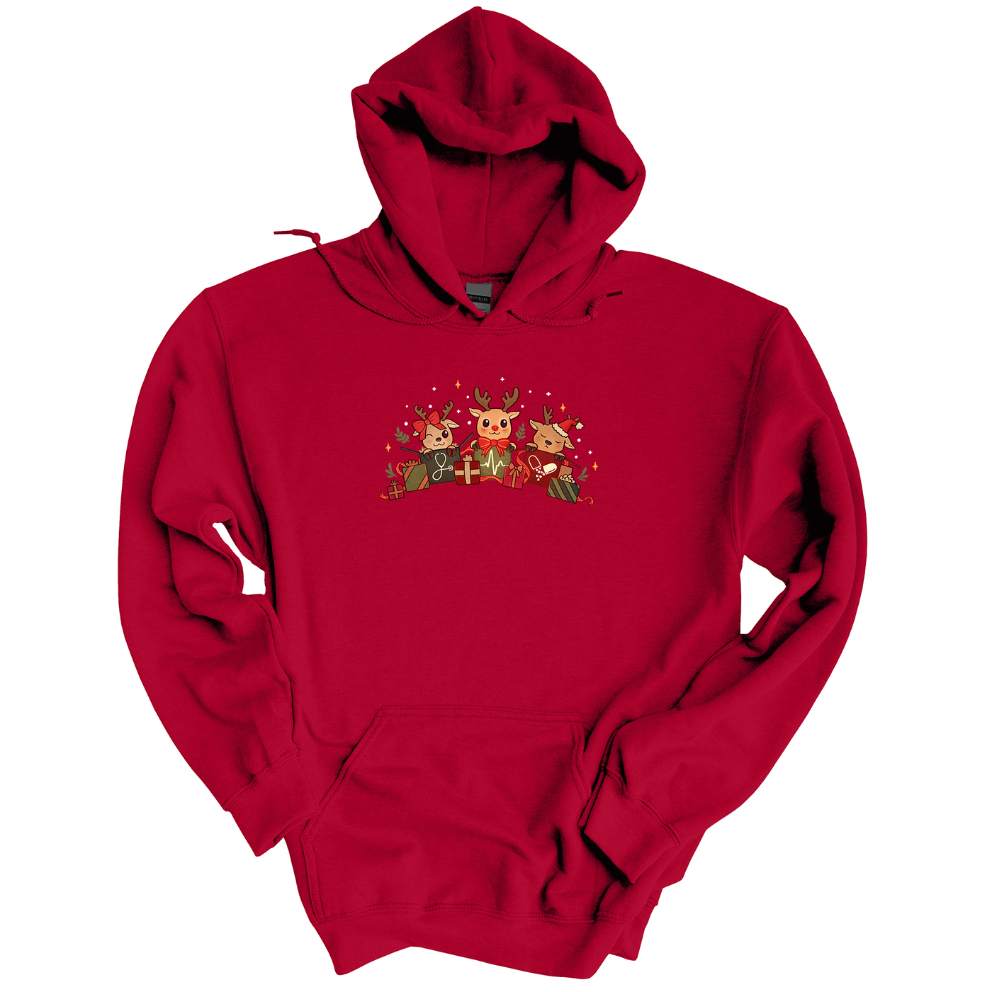 Reindeer Presents - Hooded Sweatshirt