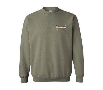 Hematology Retro  - Non-Pocketed Crew Sweatshirt