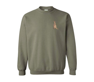 Kangaroo Icon - Non-Pocketed Crew Sweatshirt