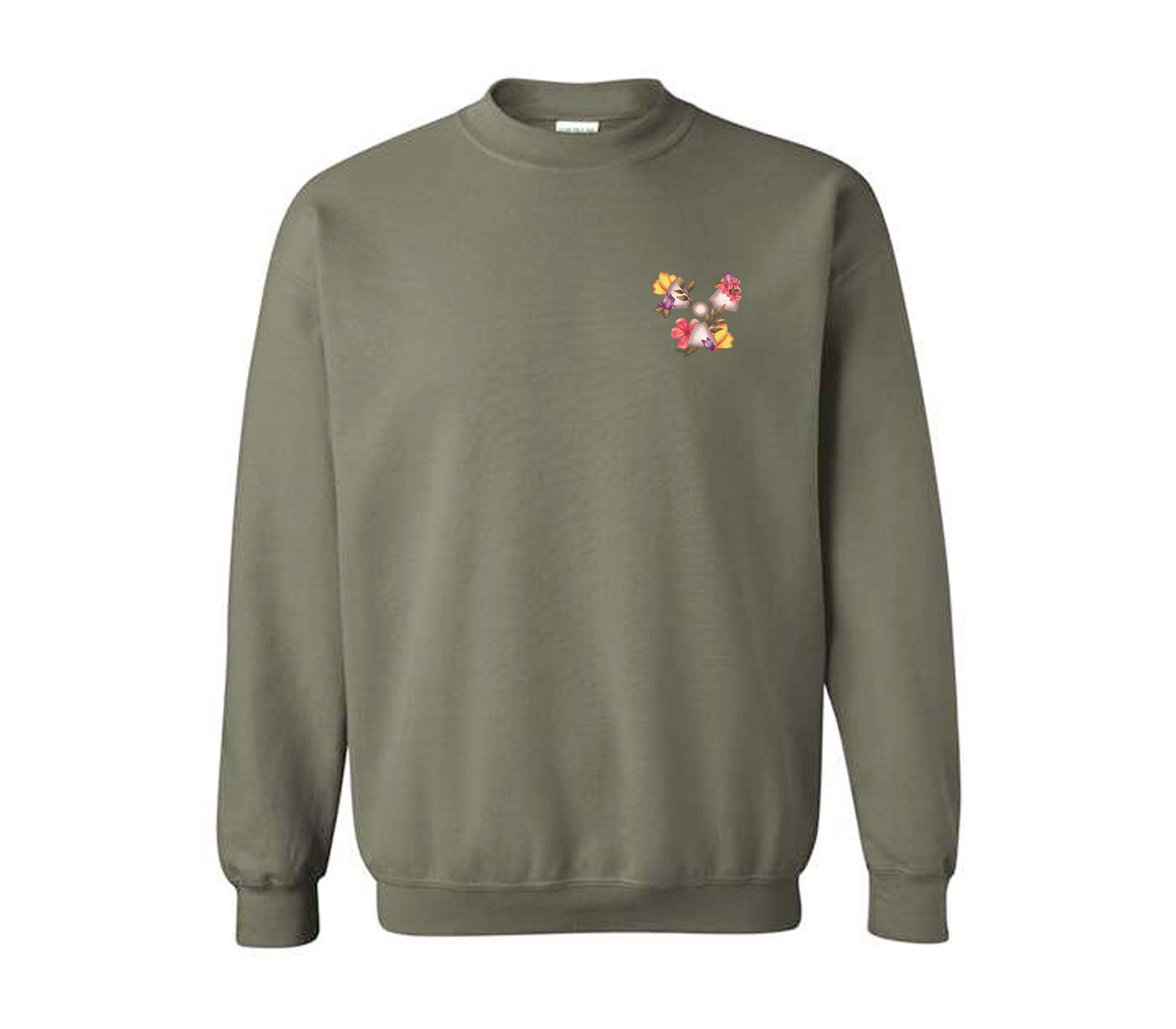 Radiology Floral Sketch - Non-Pocketed Crew Sweatshirt