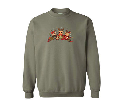 Reindeer Presents - Non-Pocketed Crew Sweatshirt