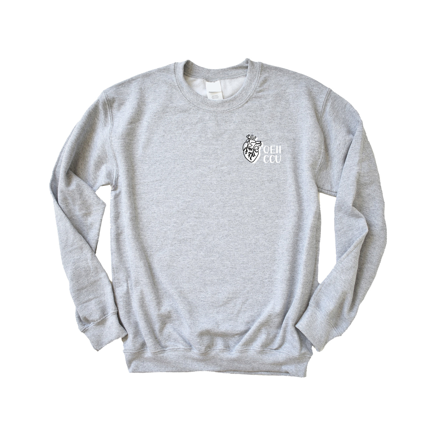 QEII Coronary Care Unit - Non-Pocketed Crew Sweatshirt