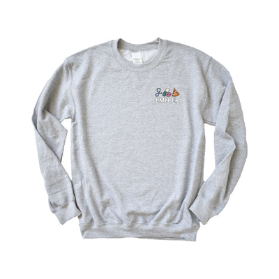 Langley Memorial Hospital (LMH) Emergency (ER) - Non-Pocketed Crew Sweatshirt