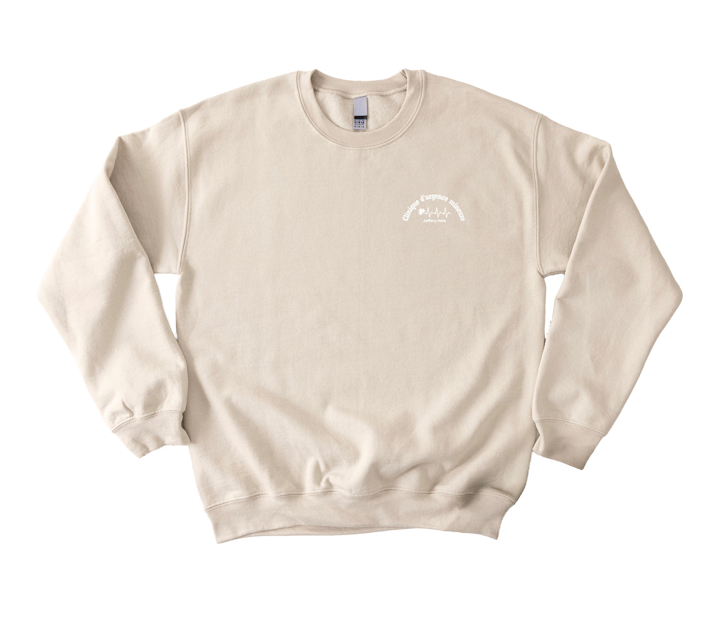 Jeffery Hale Minor Emergency Clinic / Clinique d'urgence mineure Jeffery Hale - Round 3 - Non-Pocketed Crew Sweatshirt