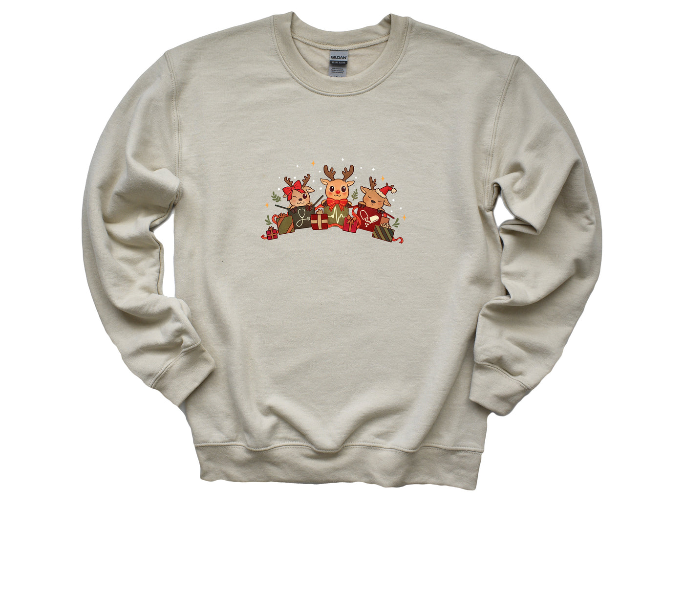 Reindeer Presents - Non-Pocketed Crew Sweatshirt