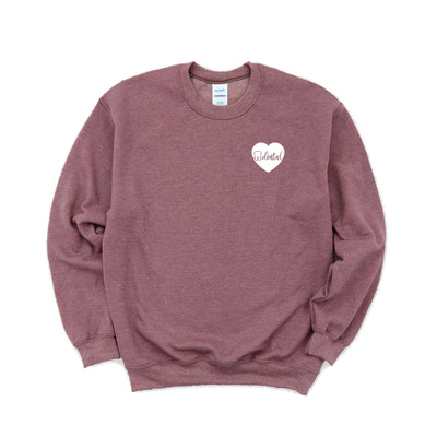 Dental ECG Heart - Non-Pocketed Crew Sweatshirt