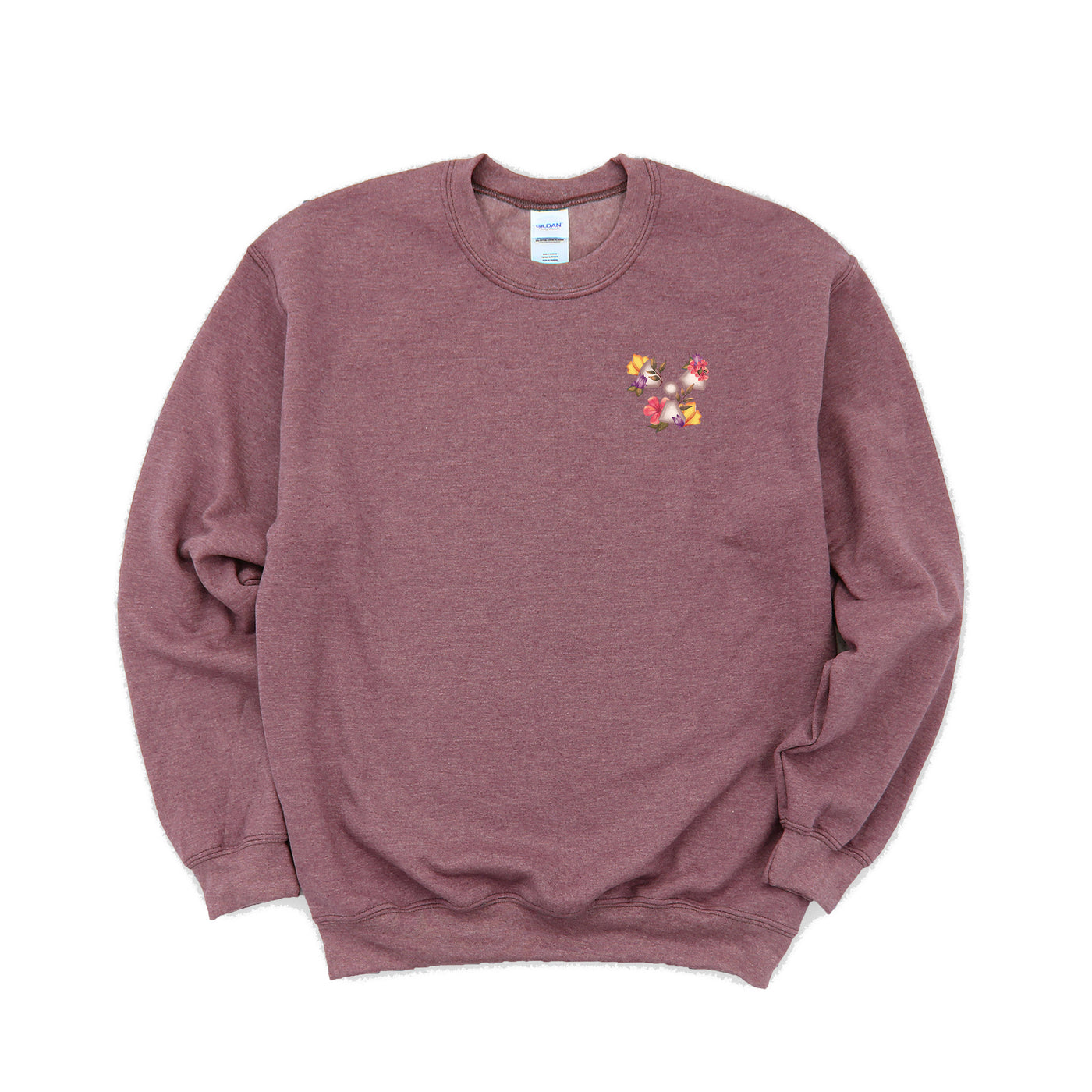 Radiology Floral Sketch - Non-Pocketed Crew Sweatshirt