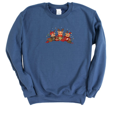 Reindeer Presents - Non-Pocketed Crew Sweatshirt