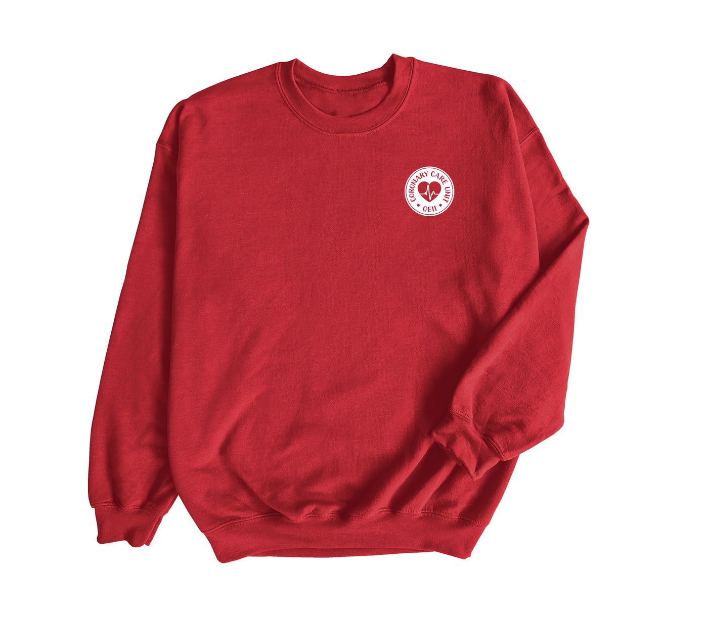 QEII Coronary Care Unit - Non-Pocketed Crew Sweatshirt