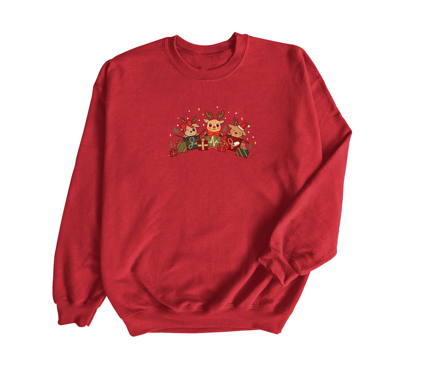 Reindeer Presents - Non-Pocketed Crew Sweatshirt