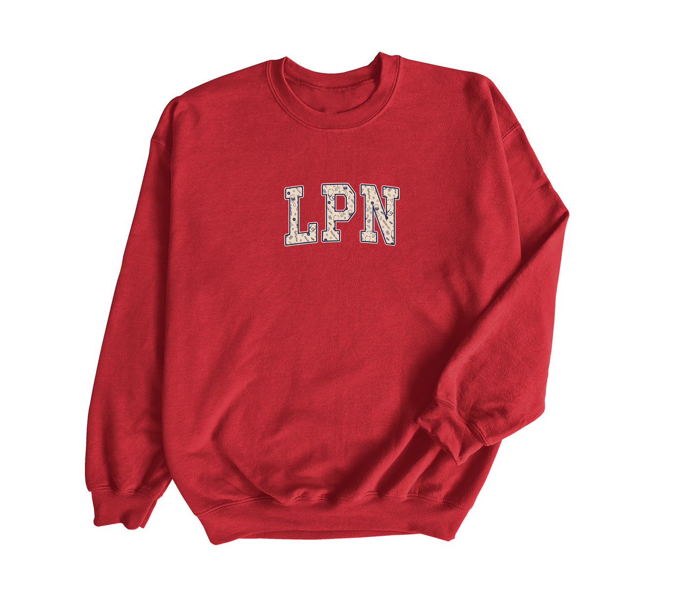 LPN Medical Varsity - Non-Pocketed Crew Sweatshirt